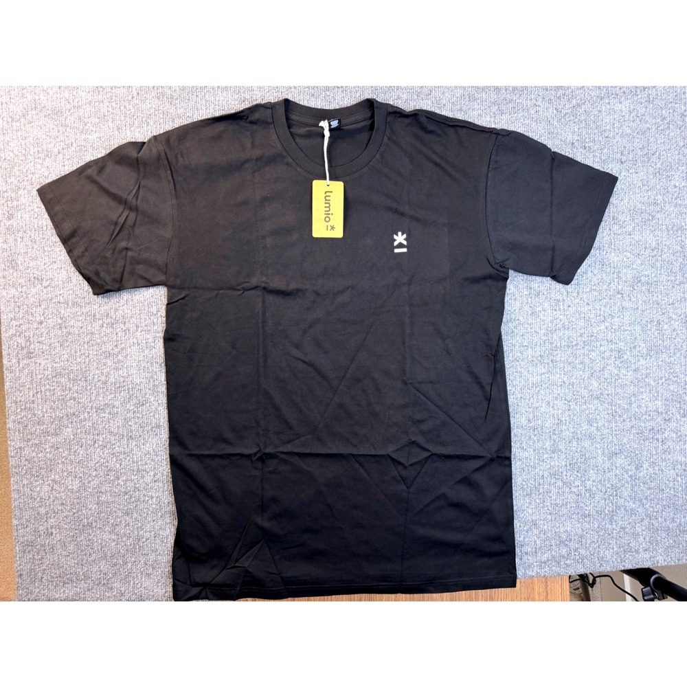 AS Colour Staple Mens XL Black Cotton Lumio Graphic Tee Short Sleeve T-Shirt NEW